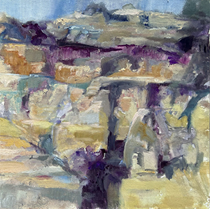 Rushton Reed, Lynn, mixed media, Taos canyon